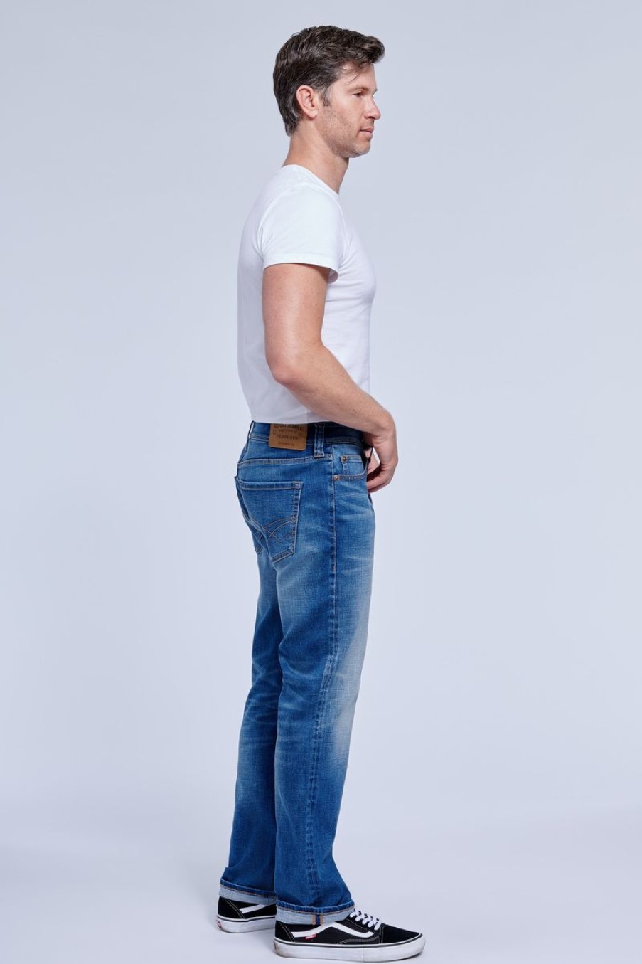 Men Seven7 Jeans | Premium Flex Straight Leg Jean Greenport