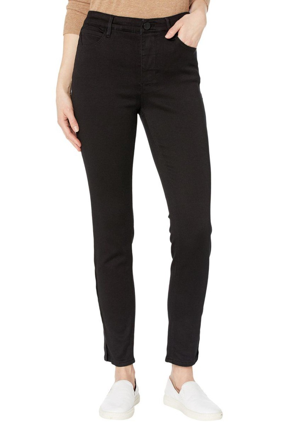 Women Seven7 Jeans Adaptive | Adaptive High Rise Slim Ankle Jean Black Rinse