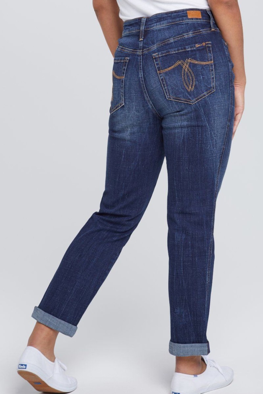 Women Seven7 Jeans Boyfriend | High Rise Weekend Roll Cuff Jean Icon