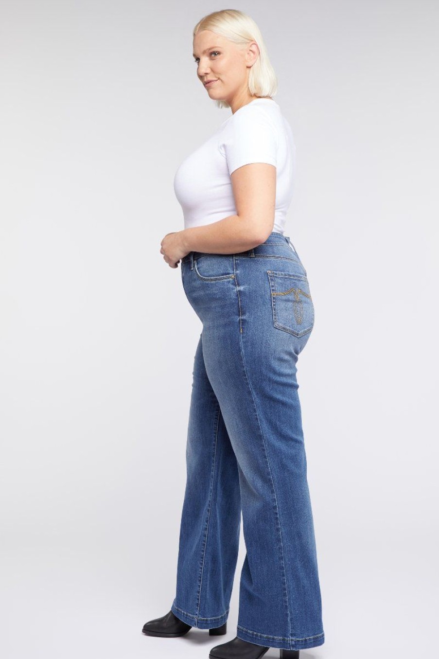 Women Seven7 Jeans Wide Leg | High Rise Bella Wide Leg Jean Honey