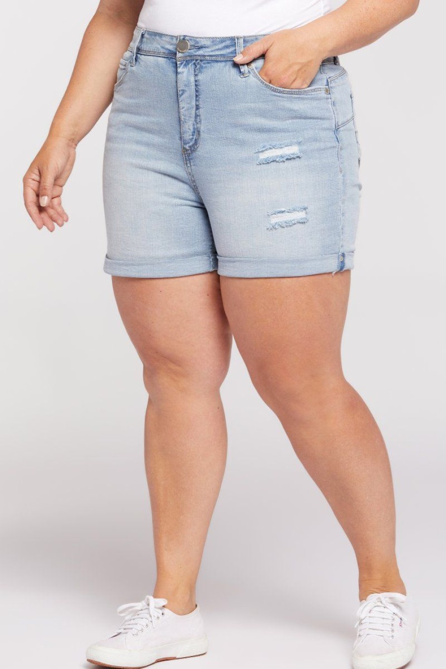 Women Seven7 Jeans Capris & Skimmers | Booty Shaper Short Juniper