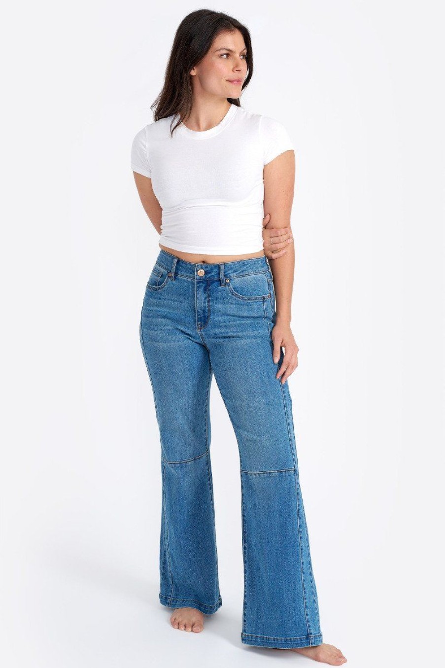 Women Seven7 Jeans Wide Leg | High Rise Keaton Wide Leg Jean - Limited Edition Nebula