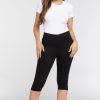 Women Seven7 Jeans Capris & Skimmers | Everlasting Fit Skimmer Jean Black