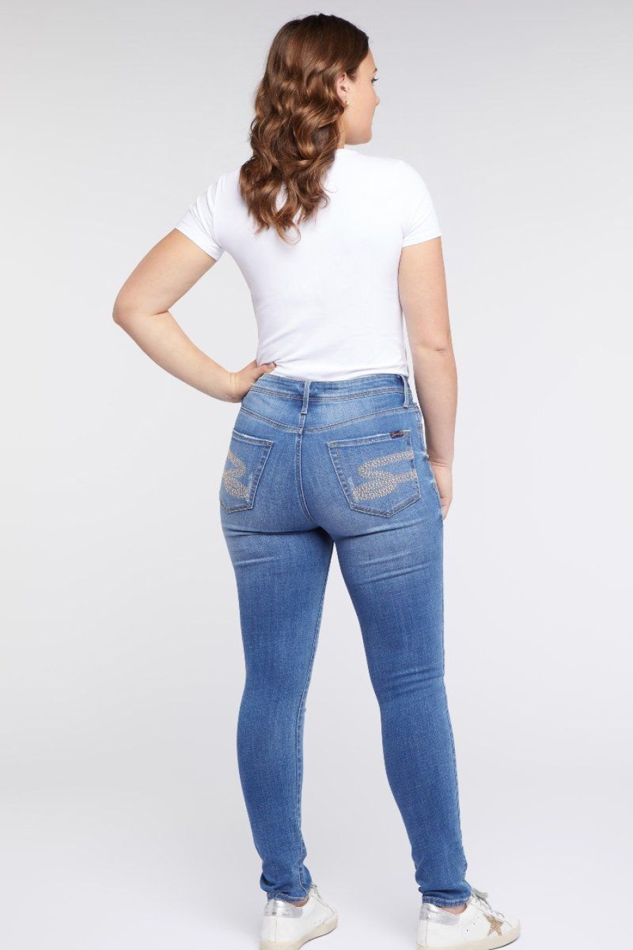 Women Seven7 Jeans Skinny | High Rise Bombshell Skinny Jean Gloss