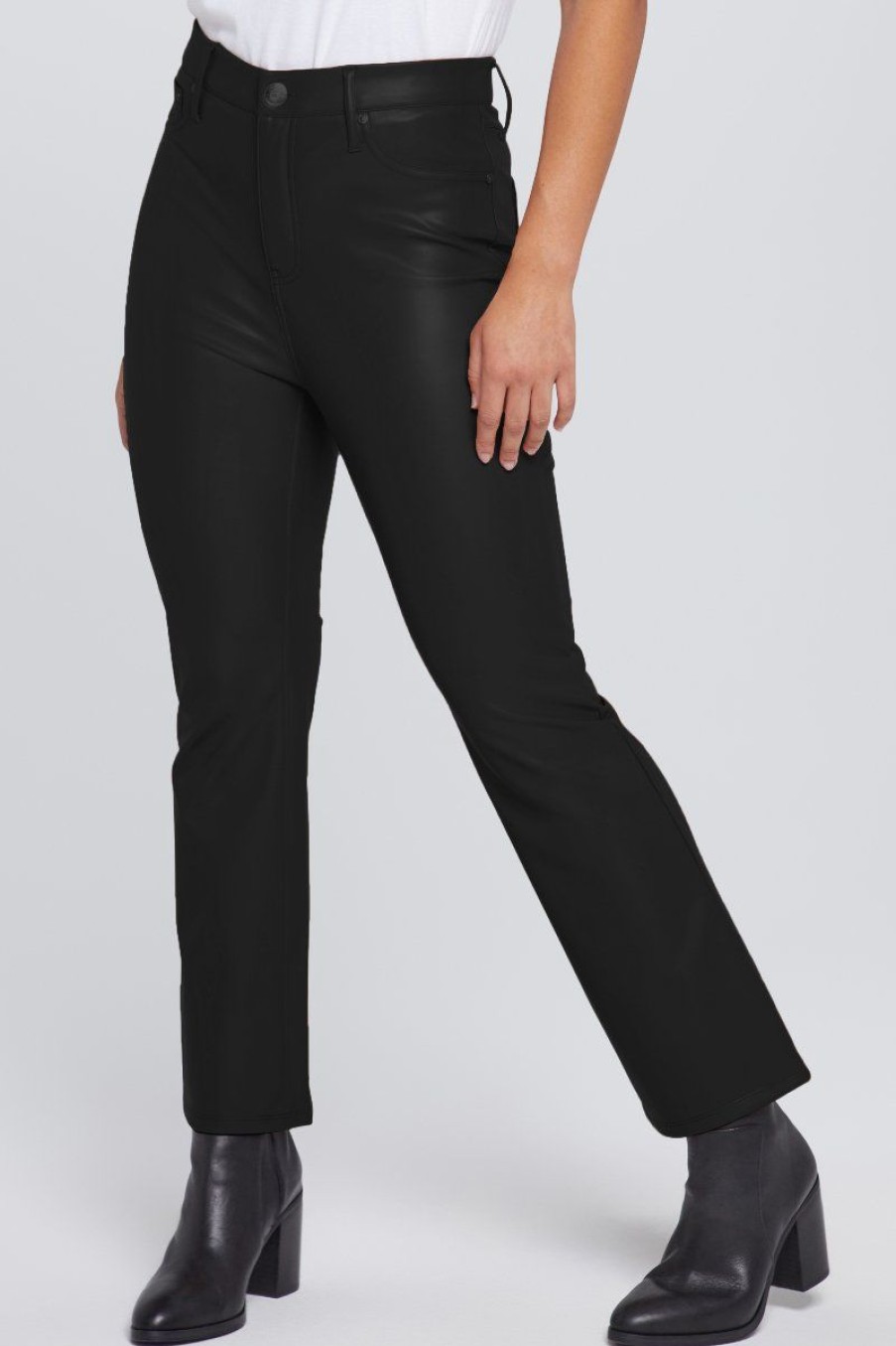 Women Seven7 Jeans Pants | Faux Leather Cropped Pant