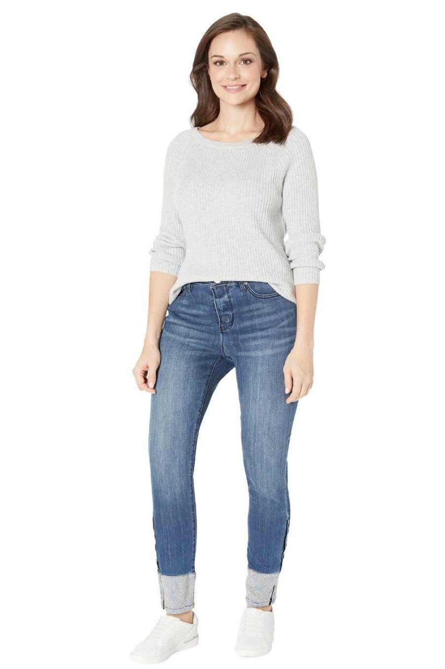 Women Seven7 Jeans Adaptive | Adaptive Mid Rise Ankle Skinny Jean Solstice Wash