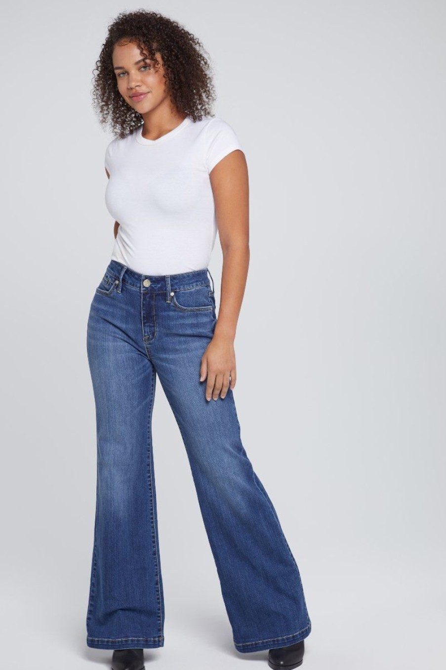 Women Seven7 Jeans Wide Leg | High Rise Bella Wide Leg Jean Honey