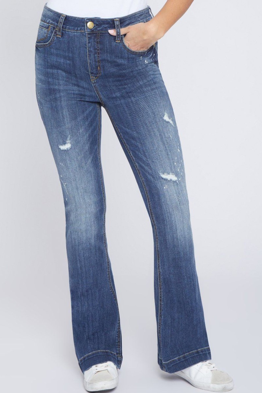 Women Seven7 Jeans Flare | High Rise Grace Flare Jean Canal