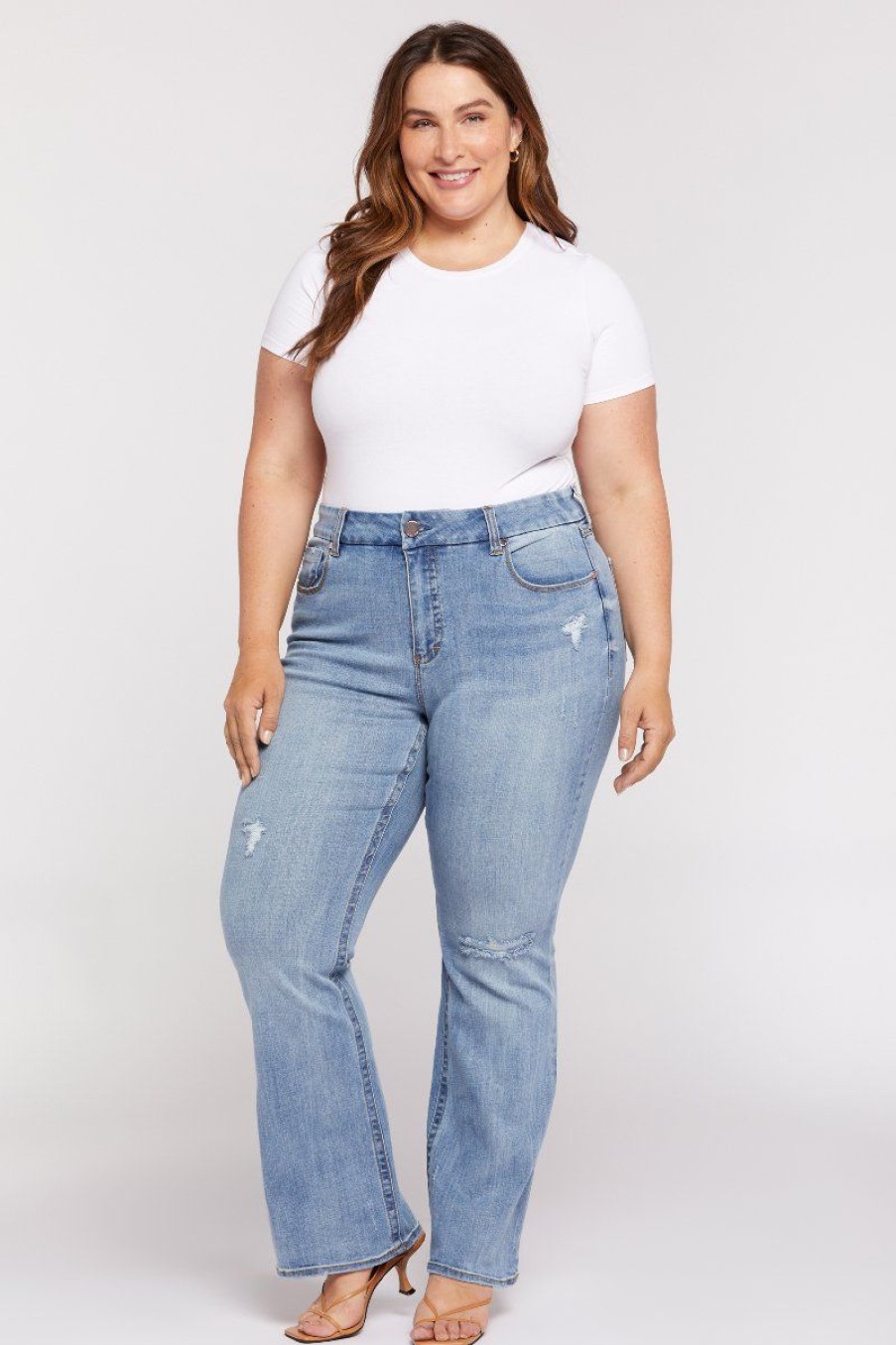 Women Seven7 Jeans Flare | High Rise Tummyless Flare Jean Laguna