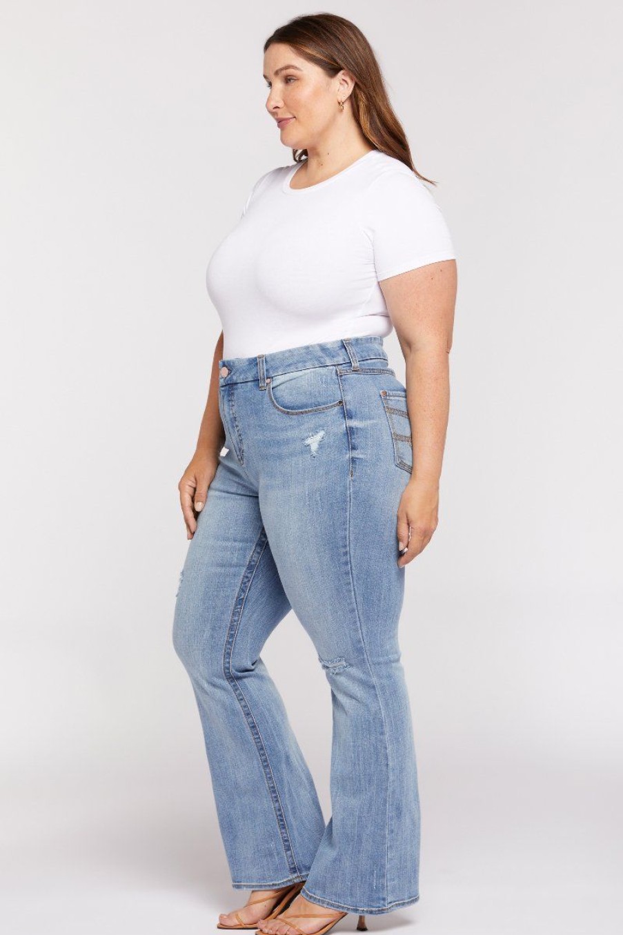 Women Seven7 Jeans Flare | High Rise Tummyless Flare Jean Laguna