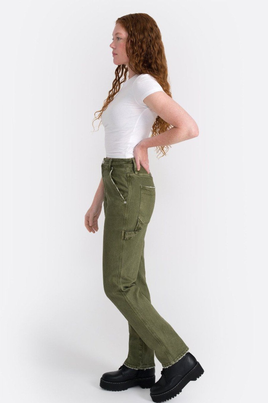 7 7 Seven7 Jeans | 7 7 High Rise Carpenter Jean Capulet Olive