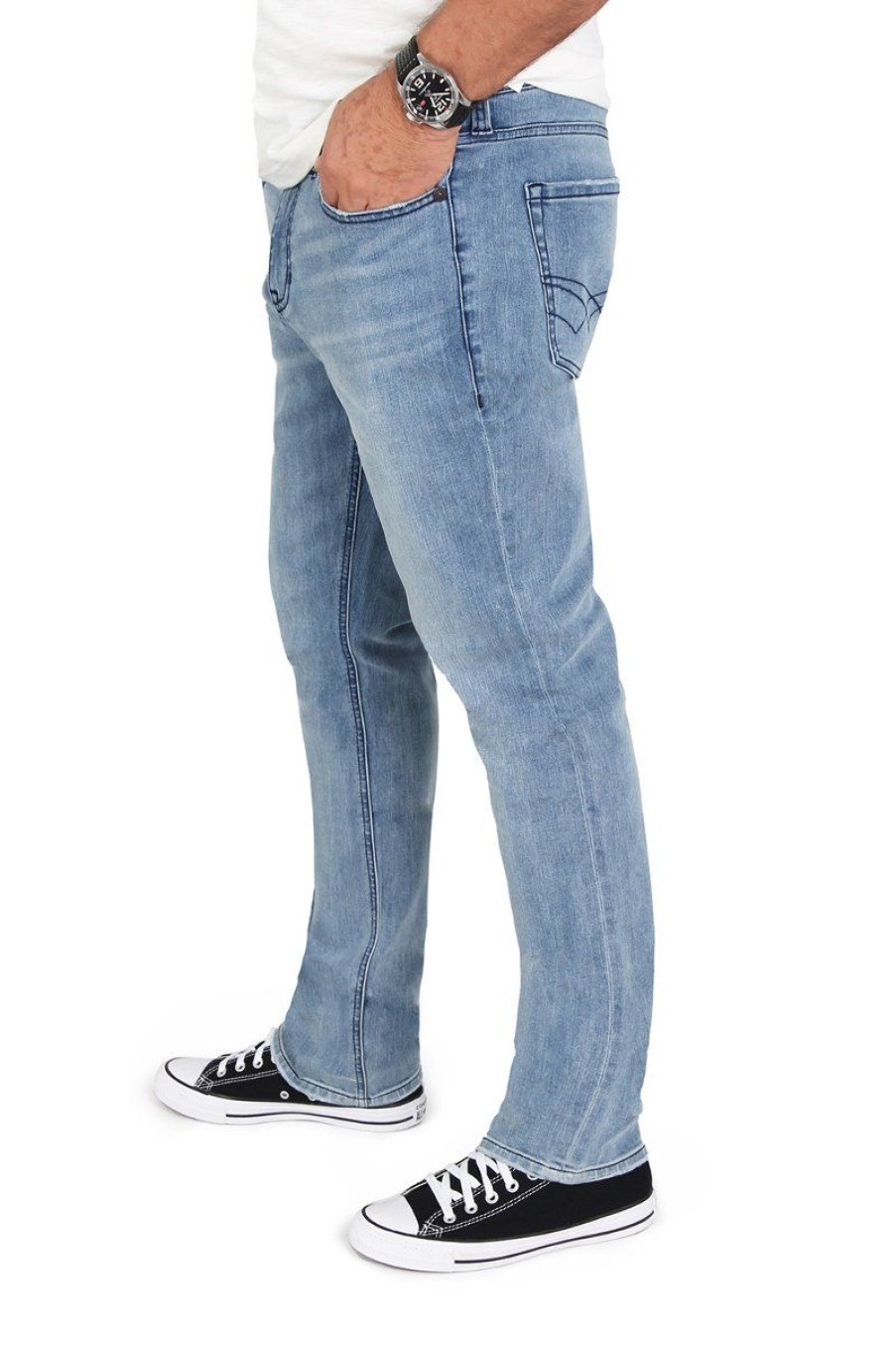 Men Seven7 Jeans | New Slim Straight Leg Jean