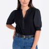 Women Seven7 Jeans Tops | Mixed Media Henley