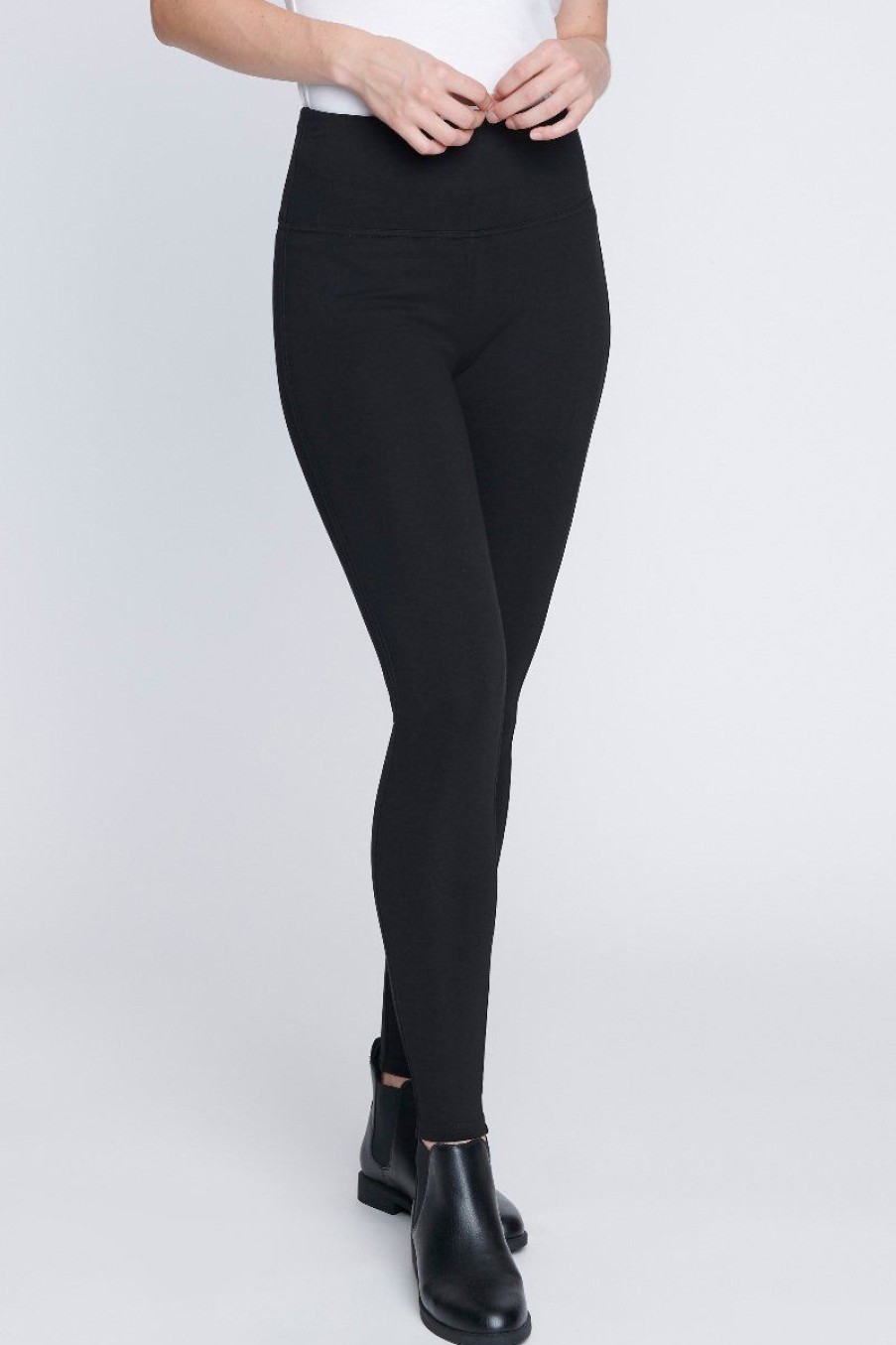 Women Seven7 Jeans Pants | Compression Ponte Legging Black