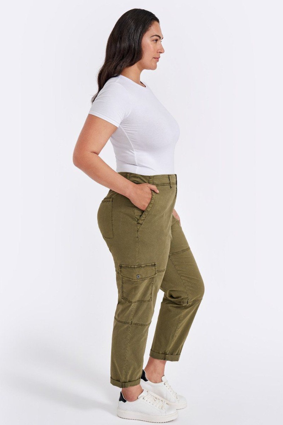 Women Seven7 Jeans Pants | High Rise Hollywood Utility Cargo Pant