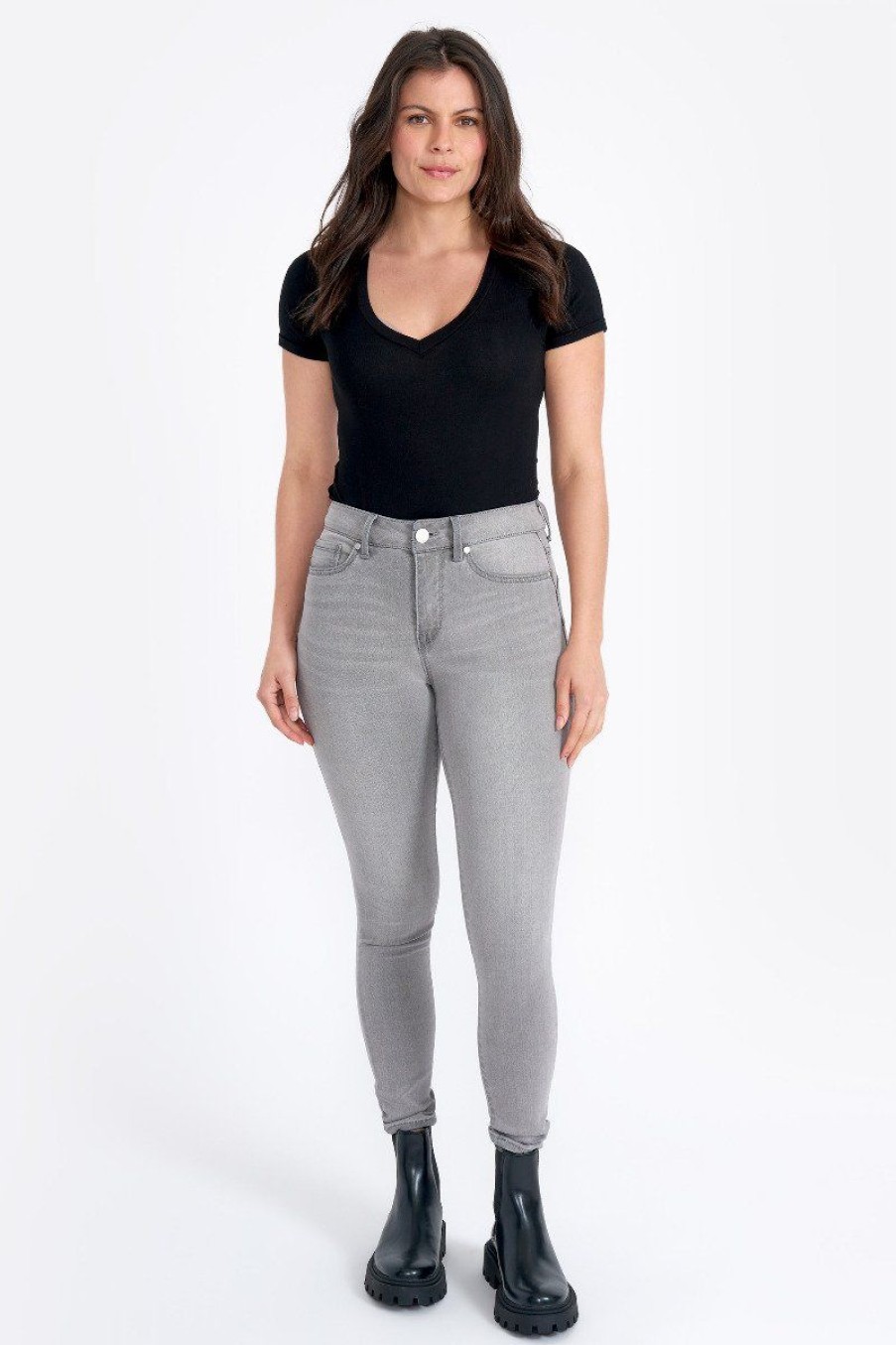 Women Seven7 Jeans Capris & Skimmers | Booty Shaper Legging Ghost