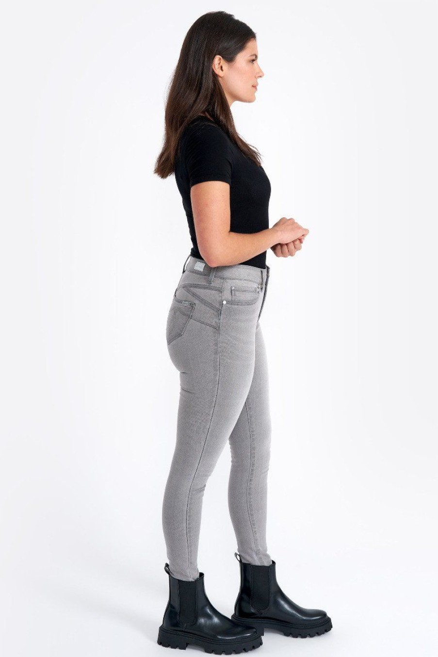 Women Seven7 Jeans Capris & Skimmers | Booty Shaper Legging Ghost