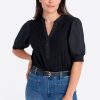 Women Seven7 Jeans Tops | Mixed Media Henley